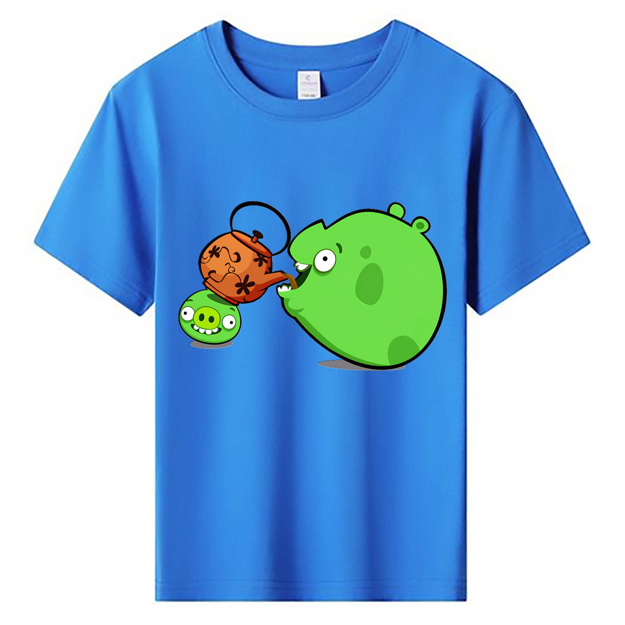 （画像用） Angry Birds アングリーバード 綿100％キッズTシャツ（フロントプリント）